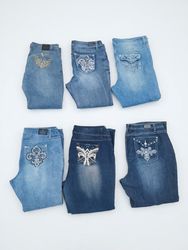 Plus Size Women's Jeans 40-50 Inch Waist - Embelli..