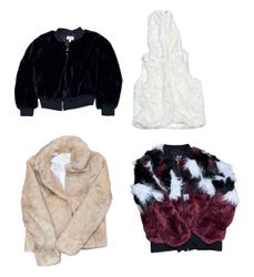 Veste en fourrure Y2K 6 pcs Au 1411