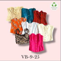 Y2K Colourful Corset Wholesale Bundle Vintage Wome..