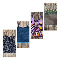 Y2K camisole mash and net fabric