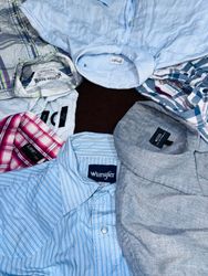Mixed brands button of shirt