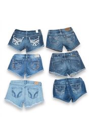 Y2K Vintage Denim Shorts Bundle