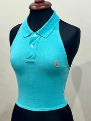 UpCycled Polo Ralph Lauren Halter Top