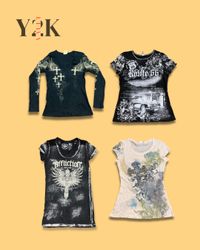 Y2K Graphic Tee Bundle (Yv-854)
