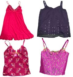 Y2K Red Fairy core and flowy tops mix
