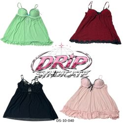 Flirty Baby Doll Camisole With Y2K Energy (DS-10-0..