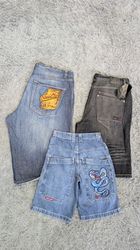 ***Hip Hop Baggy Shorts – Oversized Streetwear Mix