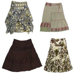Y2K Earthy Grunge Cotton Skirts
