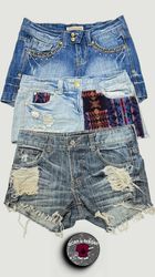 Y2k denim shorts WR2006