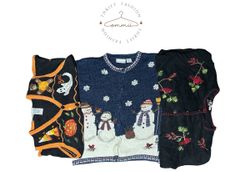 Christmas Holiday Cardigans and Sweaters
