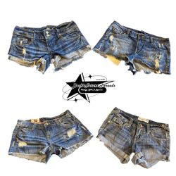 Y2K NYC IT GIRL DENIM SHORTS B2F-061
