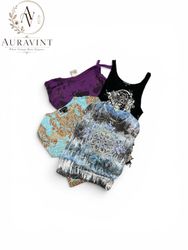 AV 1561 Y2k Embellished Baby Tee