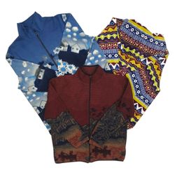 Vintage Funky Fleece Jackets