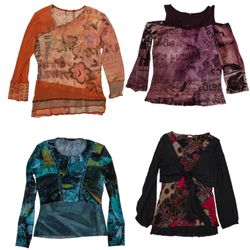 Top en maille italien Y2k