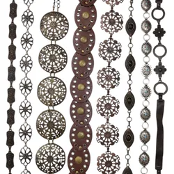 Y2K Concho Chain Belts
