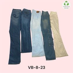Y2K  Jeans Wholesale Bundle – 24 Piece Lot(VB-8-23..