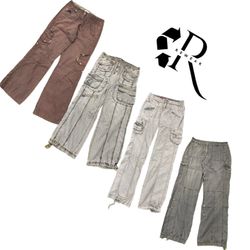 Y2K Unique Cargo Pants RW-2456