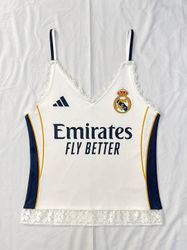 Upcycle Football Lace Cami Top (Dv-9-216)