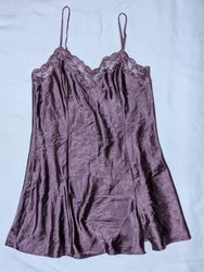 Slip Dresses in Satin Mesh and Lace