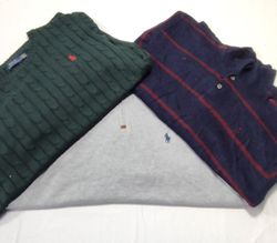 Ralph Lauren Sweaters – 1/4 Zip, Cable Knit, Round..