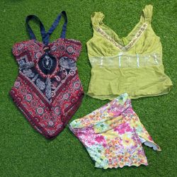 7219 - Y2K Style Cami Tops to