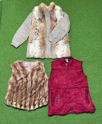 Yv1249 Waistcoats & Coats in Fur and Suede Styles ..