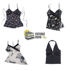 Printed and Lace Camisole Tops