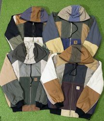 Upcycle Carhartt hoodie jacket