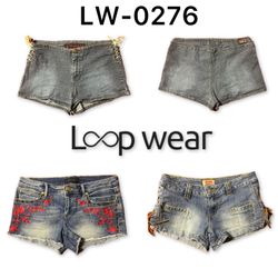 Short en jean micro mini Y2K