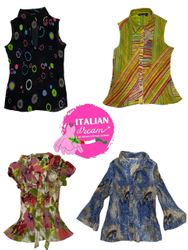 Y2k Crincle Printed Blouse