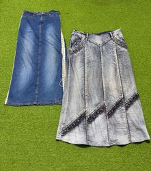 Yv2114 Long Denim Skirts 18P