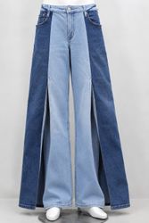 CR2202 UPGEHOBENES ZWEIFARBIGES DENIM-PANEL WEITE ..