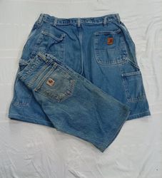 CR10998 Upcycled Carhartt Double-Knee Shorts