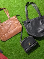 Coach leather bags