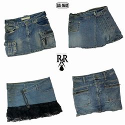 Y2K It Girl Denim Mini Skirts (AA-1641)