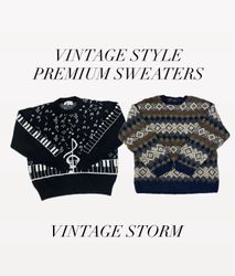 Vintage Style Premium Sweaters