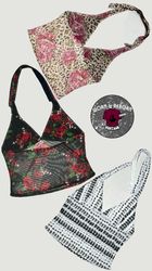 Upcycled Mesh tops