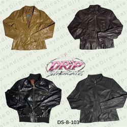 Classic Biker Leather Jacket (DS-8-103)