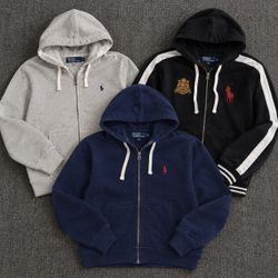 Ralph lauren zipper hoodies