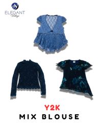 Y2K Mix Blouse - EVM2119
