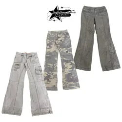 Y2k Unique Girl Cargo Pants B2F-089