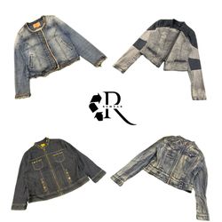 Y2K  NYC IT Girl Denim Jacket RW-2348