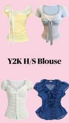 Y2K H/S Blouse #030826 #014