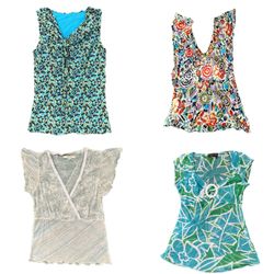 Y2K Caroll Katies Mujeres Blusas Estampadas TE-392..
