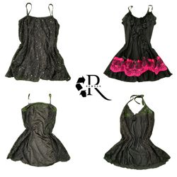 Y2K Gothic Vibes Girl Cami Tops RW-2450