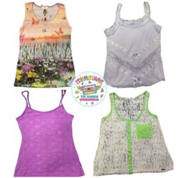 Vintage Y2K Cami & Lace Top Bundle – 10pcs | VR349