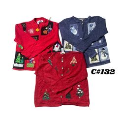 Wholesale Vintage Christmas Sweaters Bundle | 10pc..