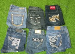 ANGELS JEANS AND OTHER MIX BRANDS MINI SHORTS (C 2..