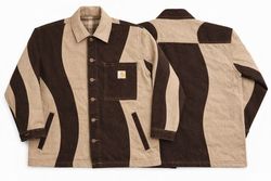 CR2044 Upcycled Panel Workwear Jacket