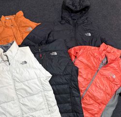The north face mix series puffer jackets